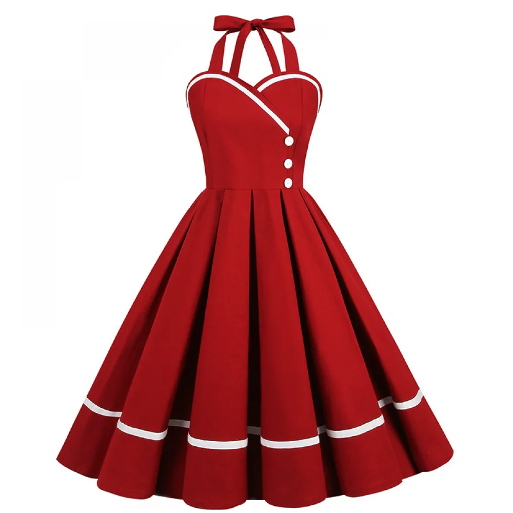 Vintage Fashion Dress - Halloween Lata 50. 60. 80. Sukienka
