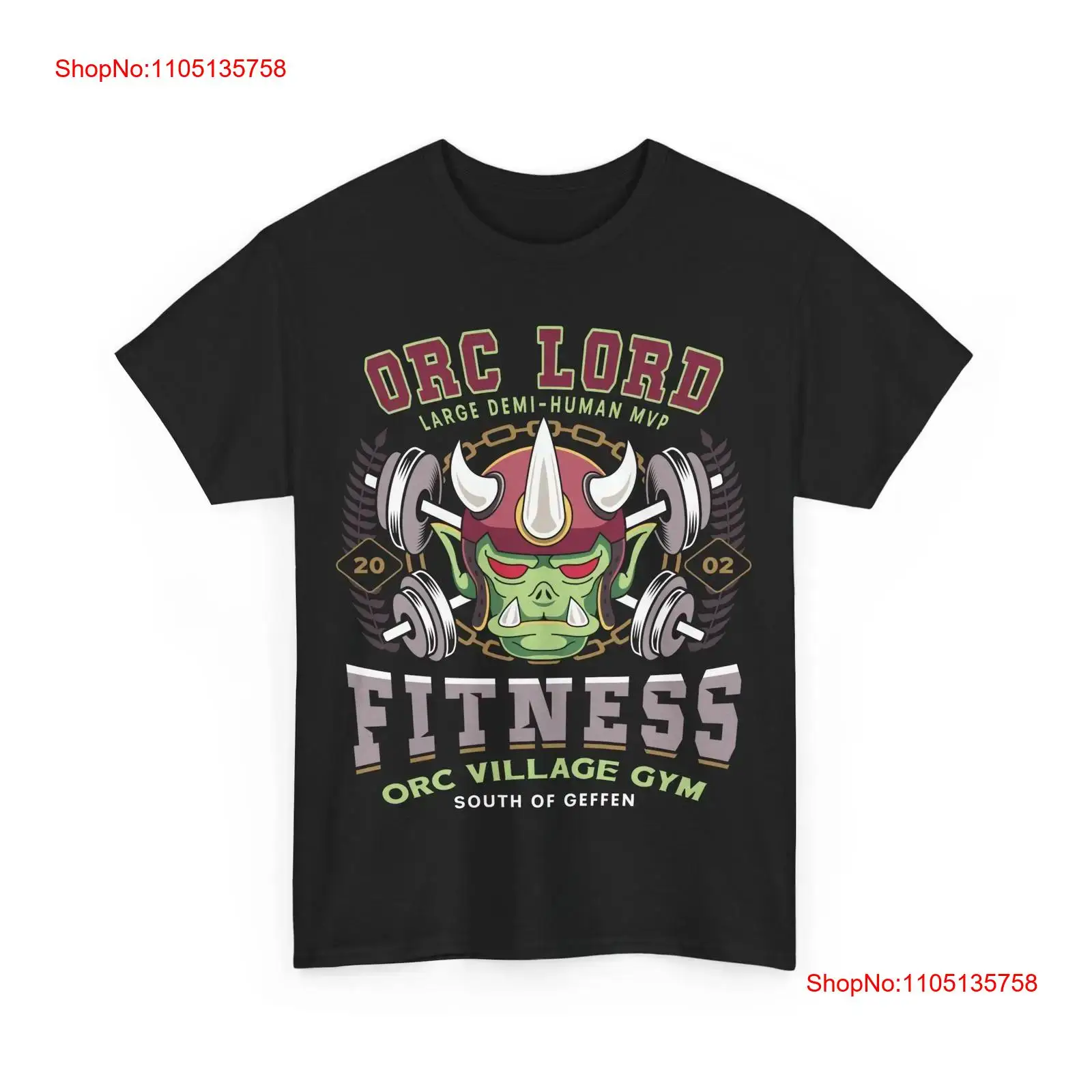 Vintage Fashion Game - Koszulka Geffen Orc Village Fitness Ragnarok