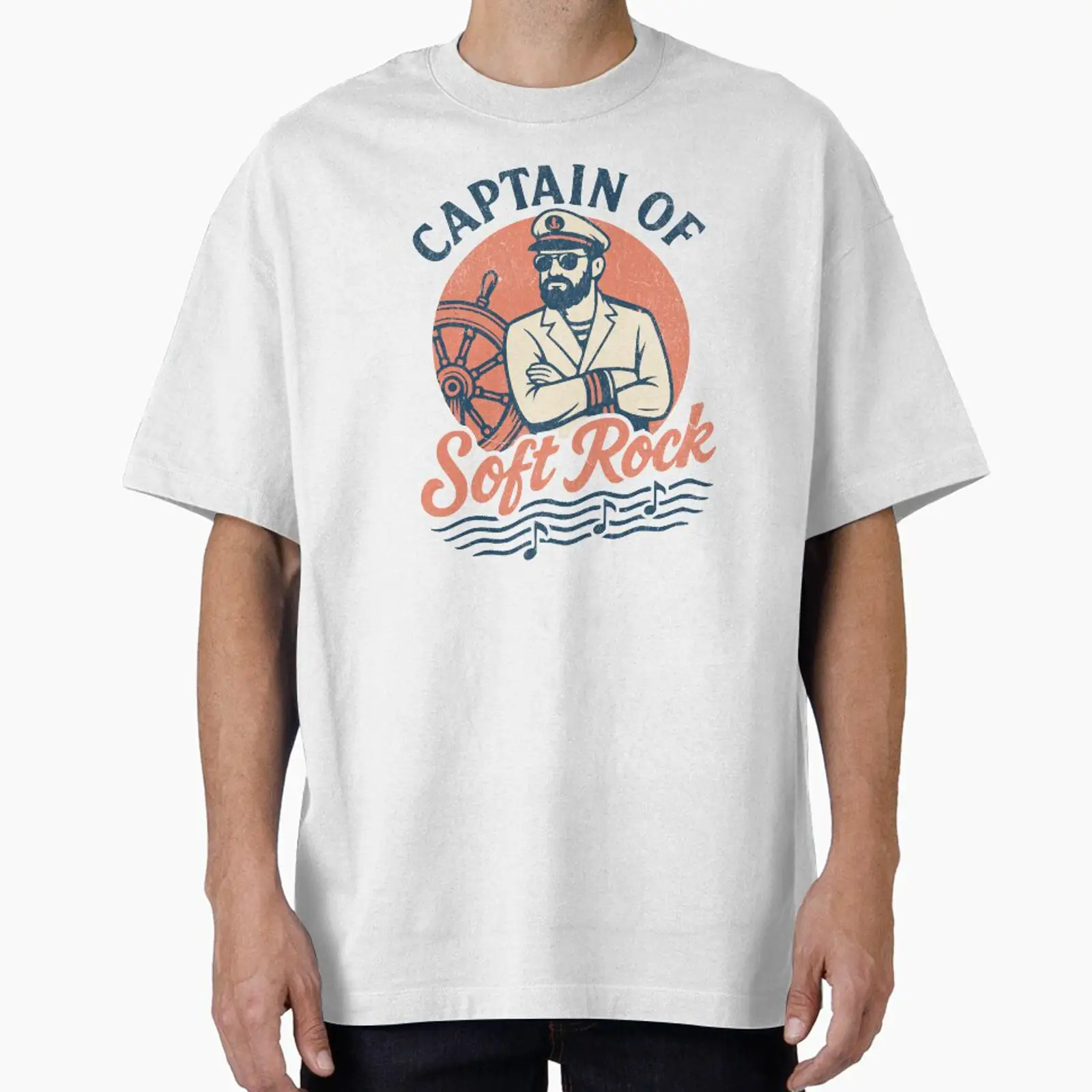 Vintage Yacht Fashion - Kapitan Miękkiej Rockowej Retro Muzycznej Atmosfery