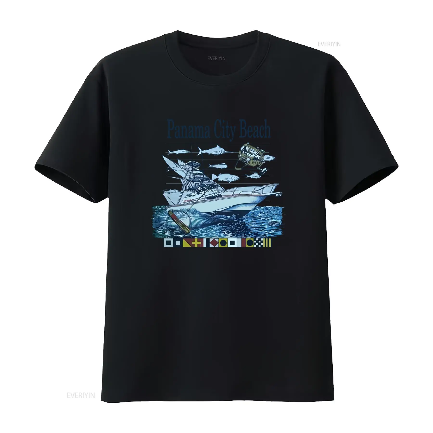 Vintage Yacht Fashion - Koszulka Vintage z lat 90. Panama