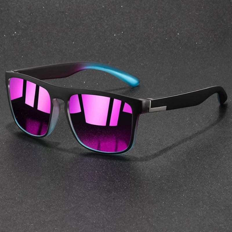 Vintage Fashion Glasses - Modne Okulary Przeciwsłoneczne Vintage Kwadratowe Sportowe