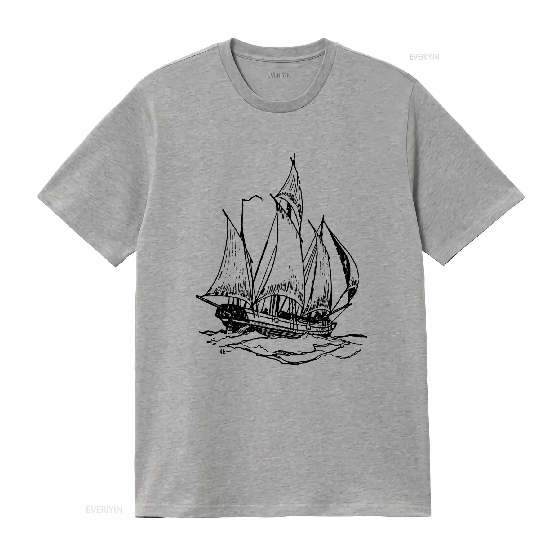 Klasyczna koszulka z nadrukiem – Vintage Yacht Fashion recenzja i cena