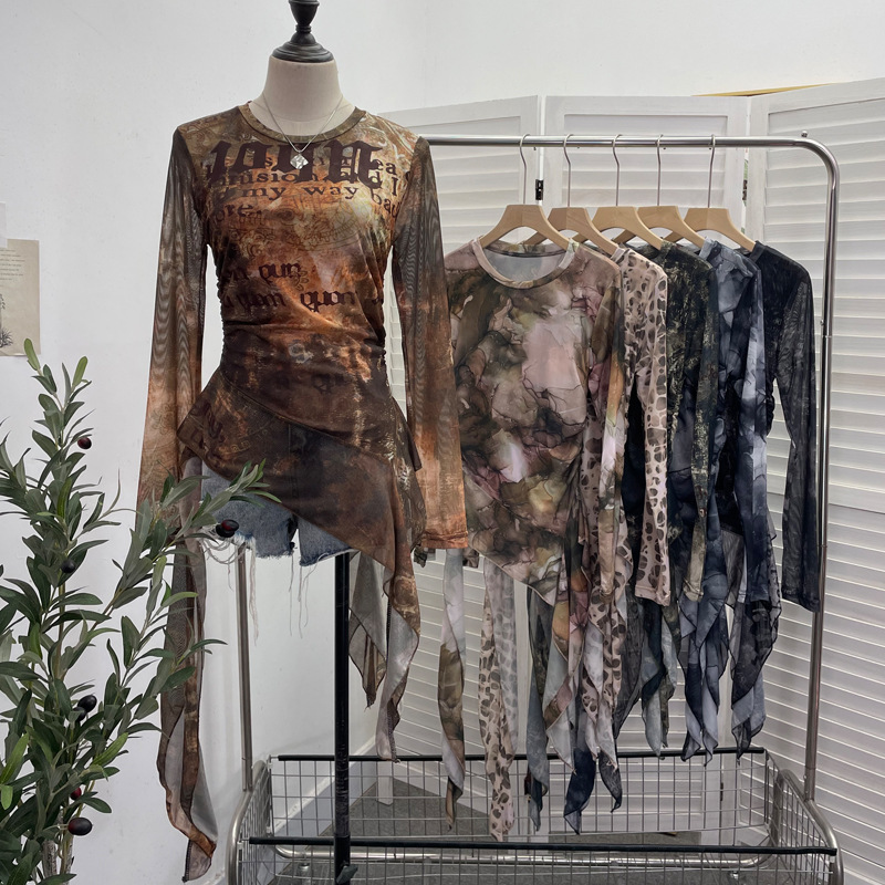 Koszulka z siateczki ISAROSE Y – Tie Dye Shirt Vintage recenzja i cena