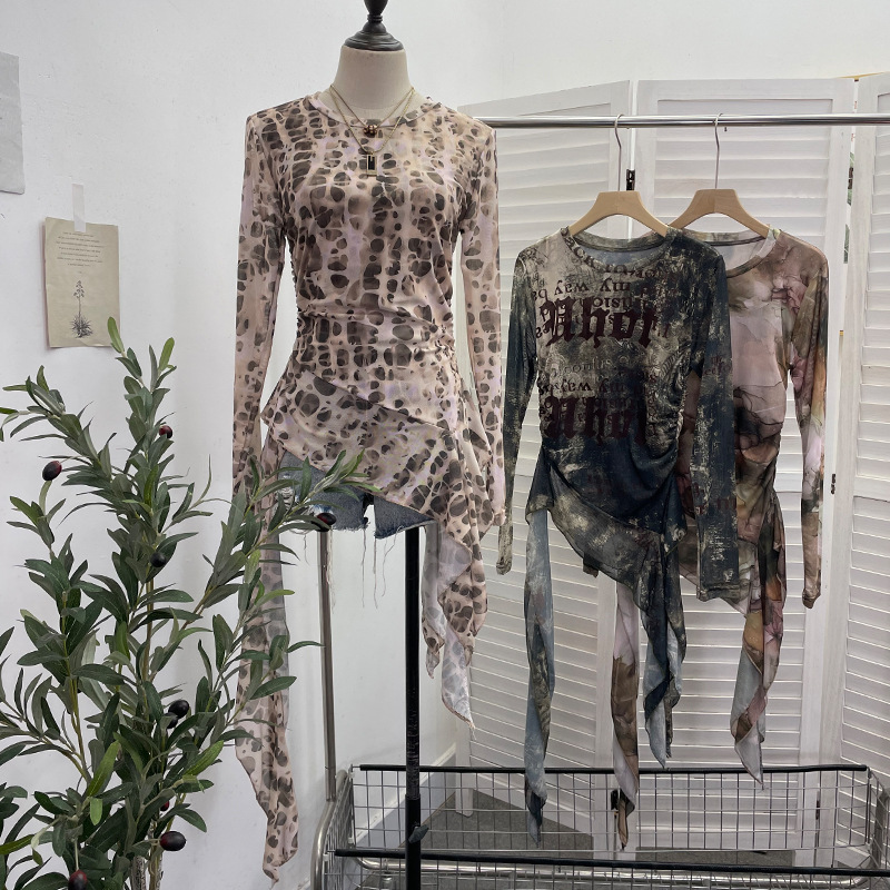 Koszulka z siateczki ISAROSE Y – Tie Dye Shirt Vintage recenzja i cena