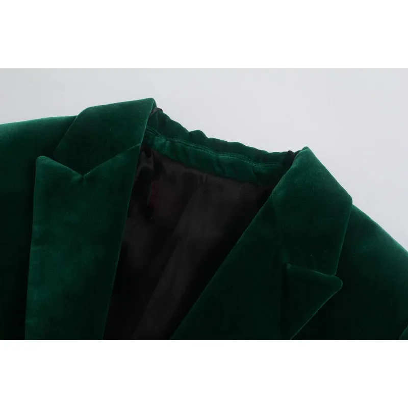 Elegancka aksamitna damska mar – Velvet Blazer Vintage recenzja i cena
