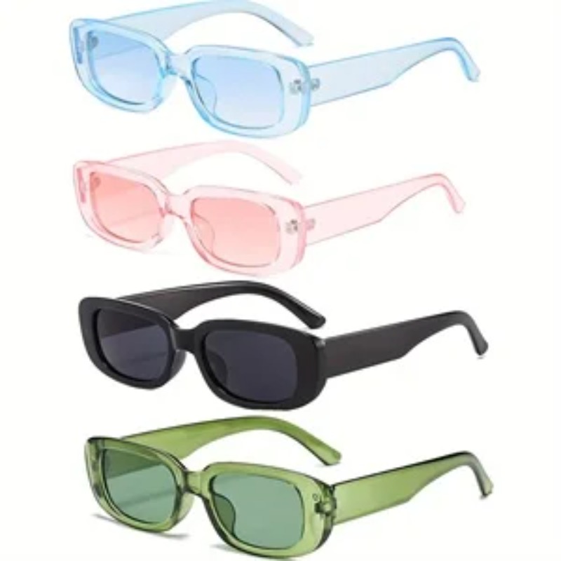 1/4 szt. Nowe Małe Kwadratowe  – Vintage Fashion Glasses recenzja i cena