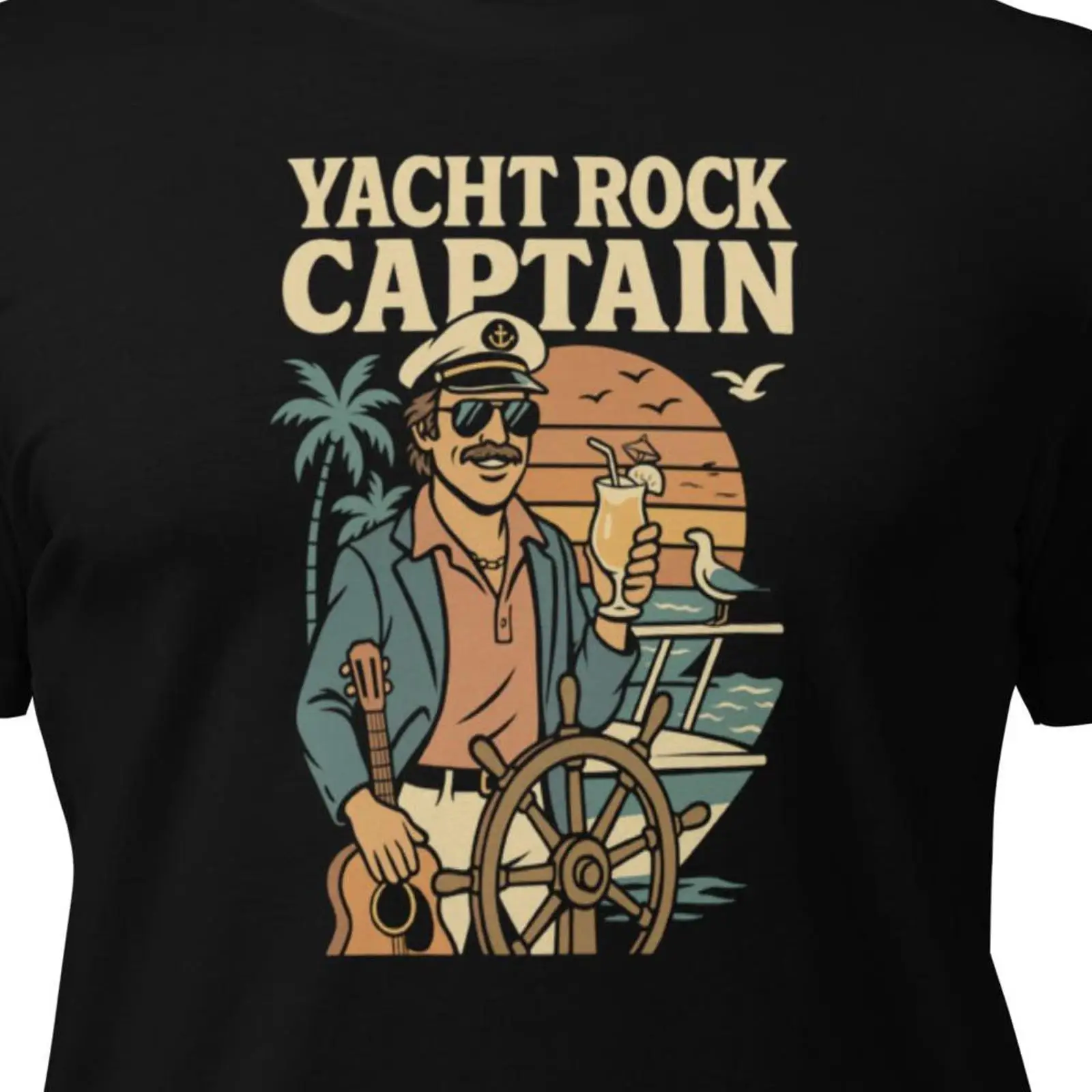 Koszulka Yacht Rock Captain Re – Vintage Yacht Fashion recenzja i cena