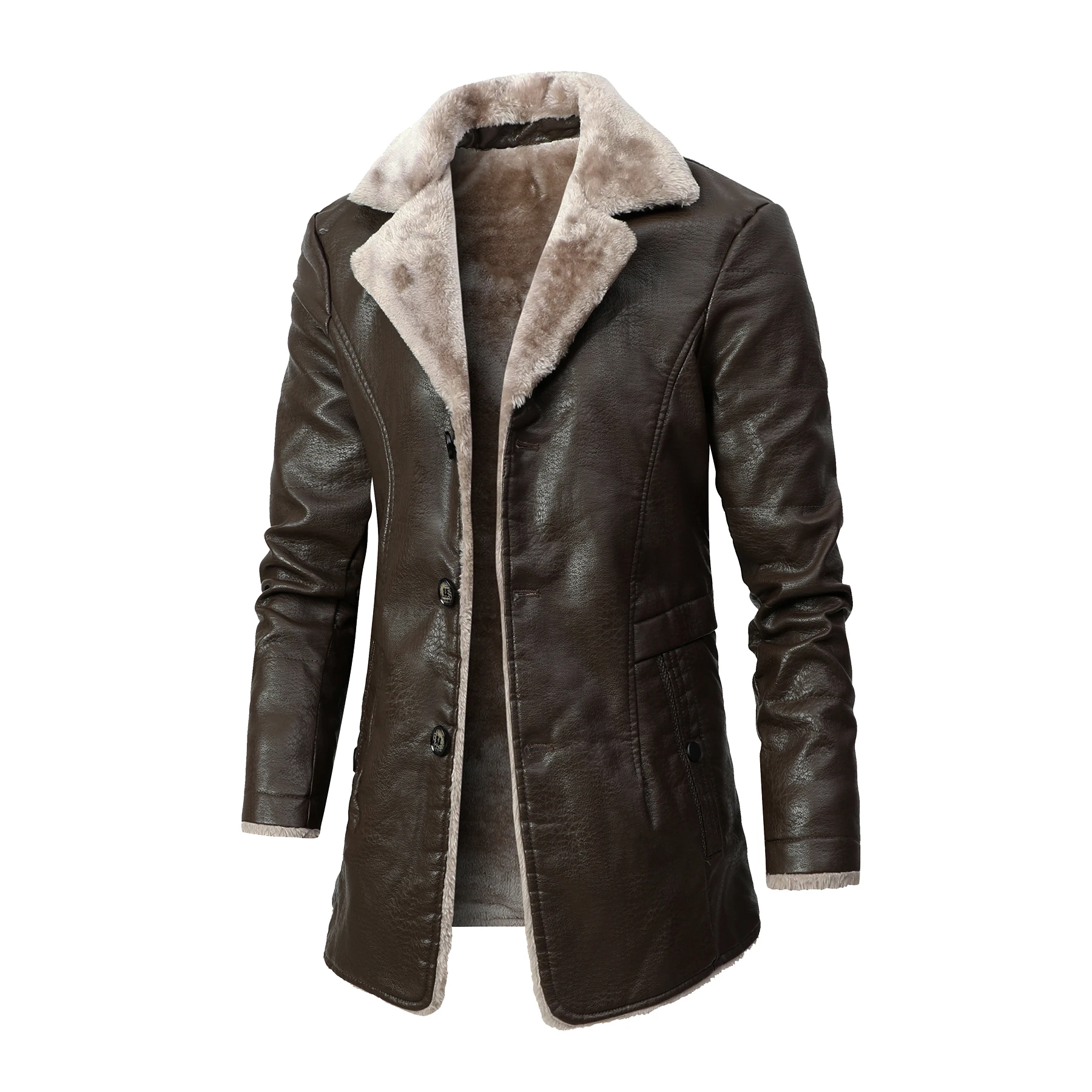 Męska kurtka ze skóry PU o śre – Velvet Blazer Vintage recenzja i cena