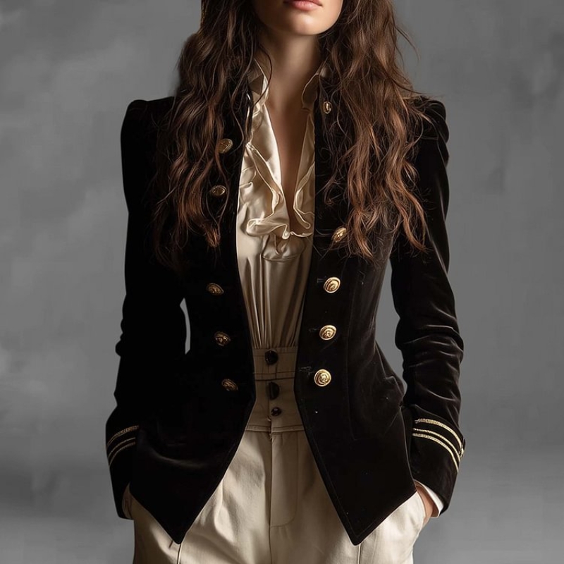 Damska marynarka w stylu vinta – Velvet Blazer Vintage recenzja i cena