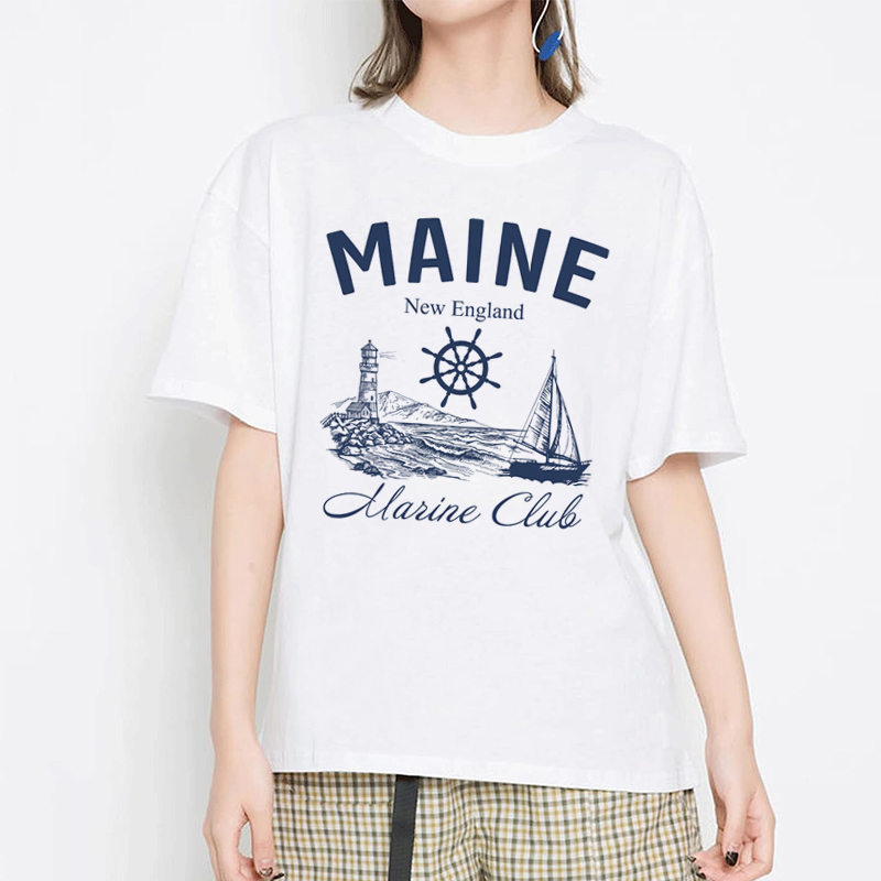 Maine Marine Club koszulki w s – Vintage Yacht Fashion recenzja i cena
