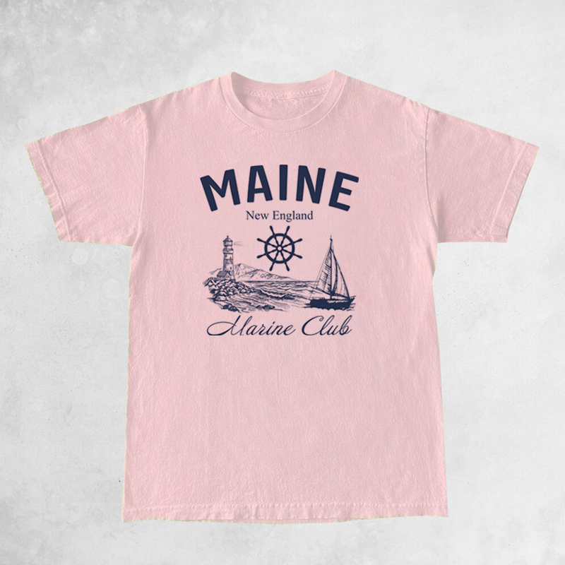 Maine Marine Club koszulki w s – Vintage Yacht Fashion recenzja i cena