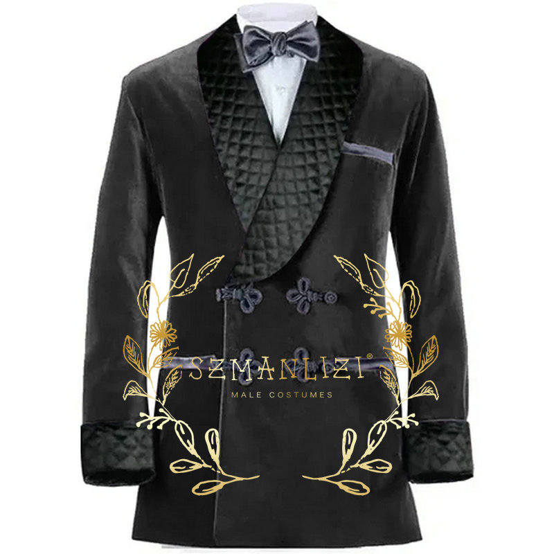 Dwurzędowe fioletowe aksamitne – Velvet Blazer Vintage recenzja i cena