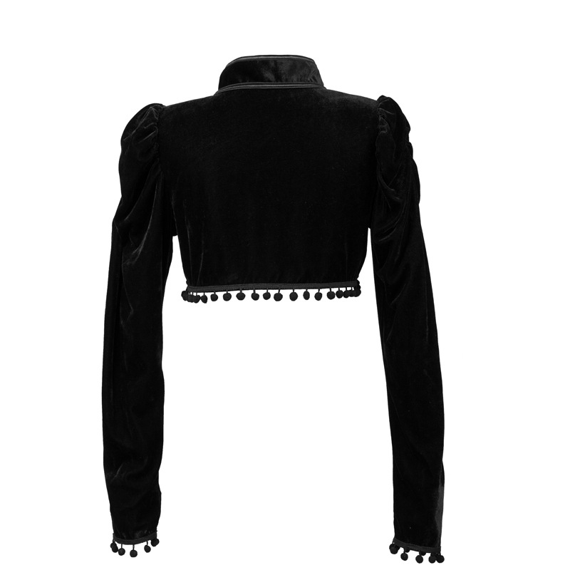 Flanelowe frędzle stójka bardz – Velvet Blazer Vintage recenzja i cena